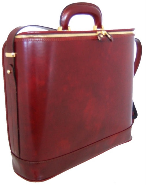 Pratesi Raffaello ラップトップ バッグ 15 (イタリア製本革) - Brunelleschi Leather Chianti