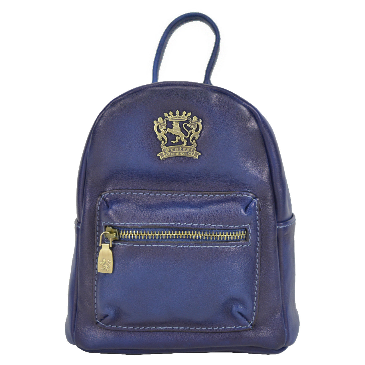 Pratesi Montegiovi 本革イタリアンレザー バックパック - Montegiovi Backpack B186 ブルー