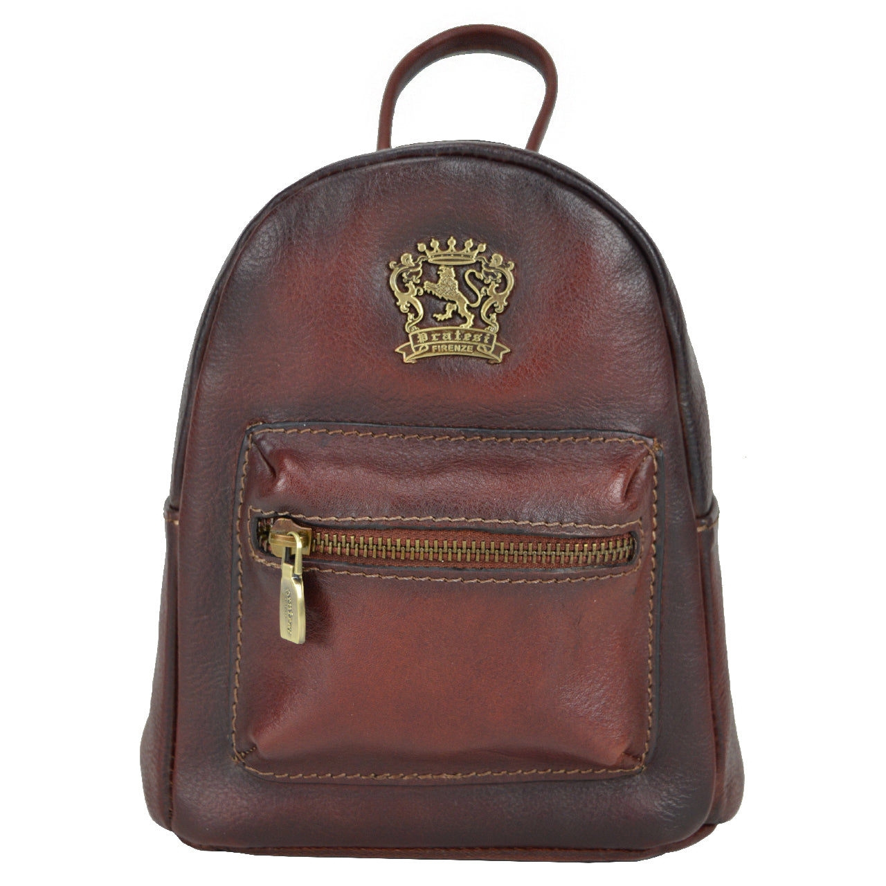 Pratesi Montegiovi バックパック (イタリア製本革) - Montegiovi Backpack B186 Chianti