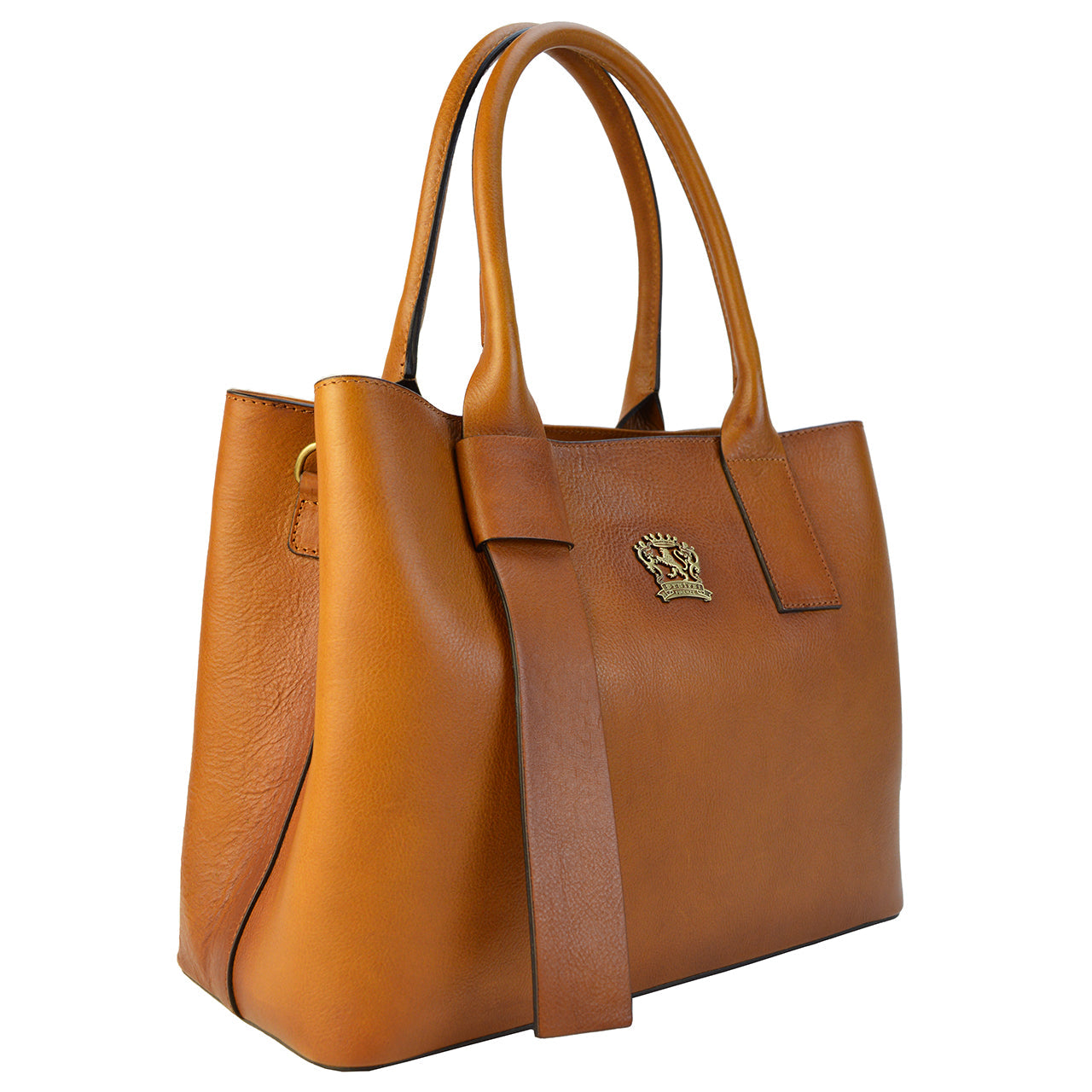 Pratesi Girone レディ バッグ B615 (本革) - Bruce Cognac