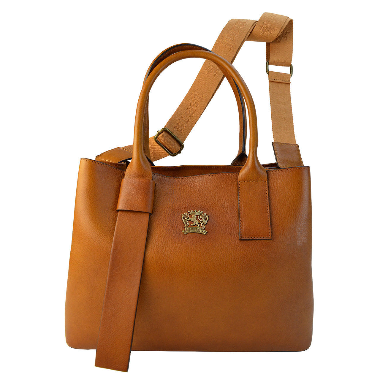 Pratesi Girone レディ バッグ B615 (本革) - Bruce Cognac