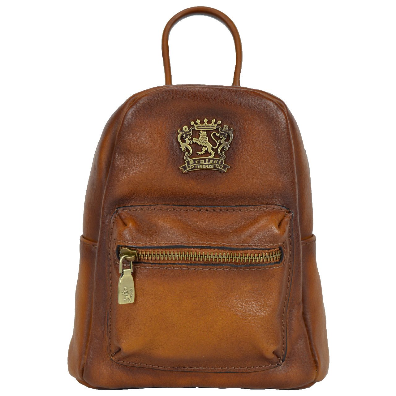 Pratesi Montegiovi 本革イタリアンレザー バックパック - Montegiovi Backpack B186 ブラウン