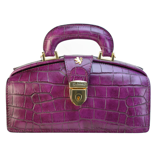 Pratesi Lady Brunelleschi 本革 King Woman バッグ - King Violet