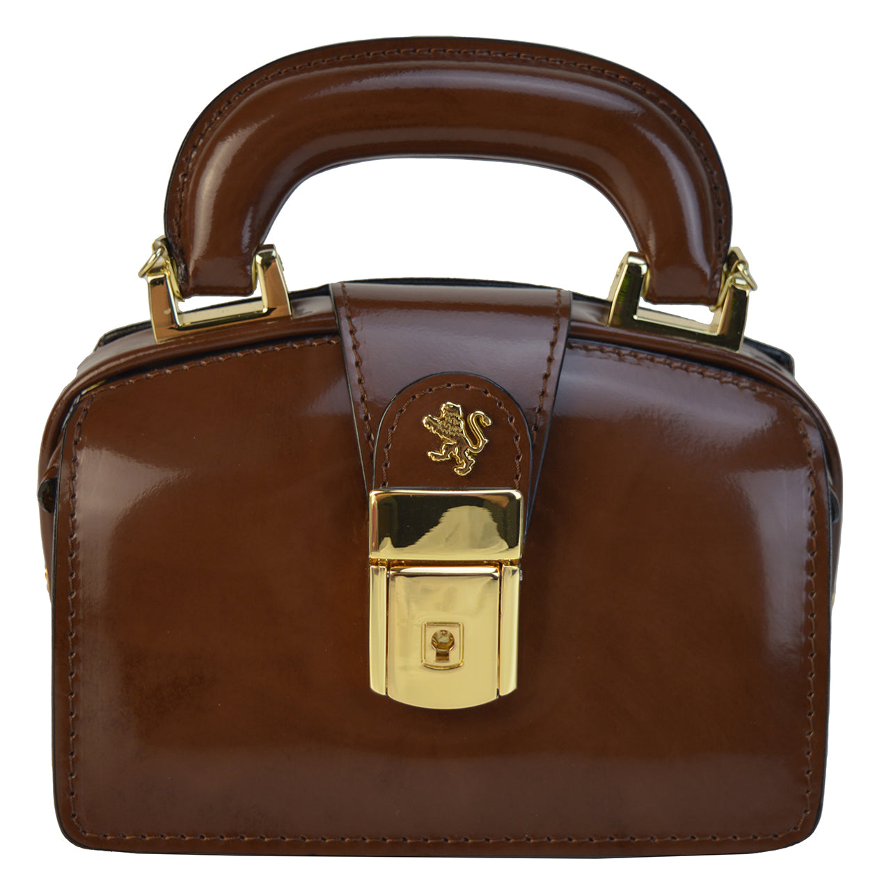 イタリア製本革製 Pratesi Lady 18 Brunelleschi - Brunelleschi Leather Coffee