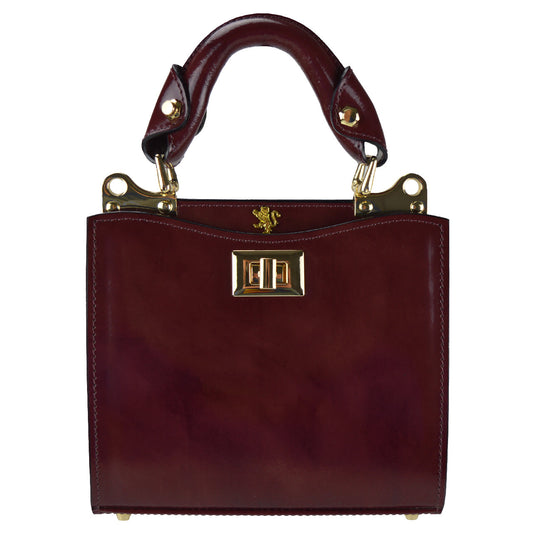 Pratesi Anna Maria Luisa de' Medici イタリアン レザー スモール レディ バッグ - Brunelleschi Leather Chianti