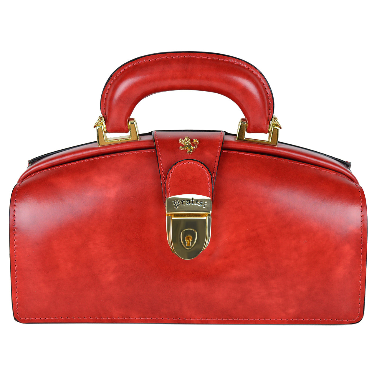 Pratesi Lady Brunelleschi 本革バッグ - Brunelleschi Cherry