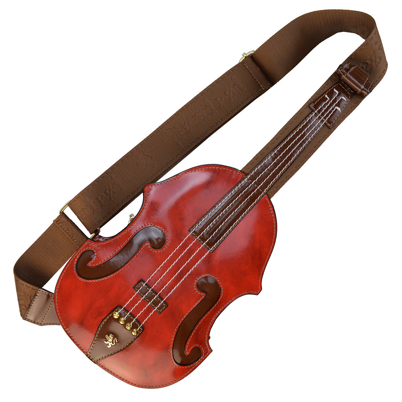 本革 Pratesi Violino バックパック R210 - Brunelleschi Cherry