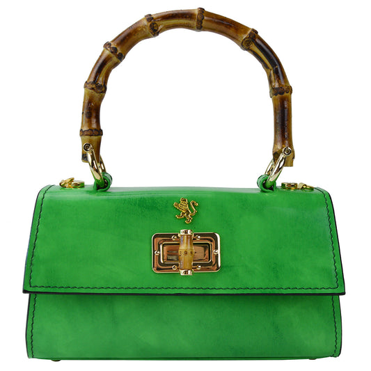 Pratesi Castalia イタリアン レザー レディ バッグ - Castalia Emerald