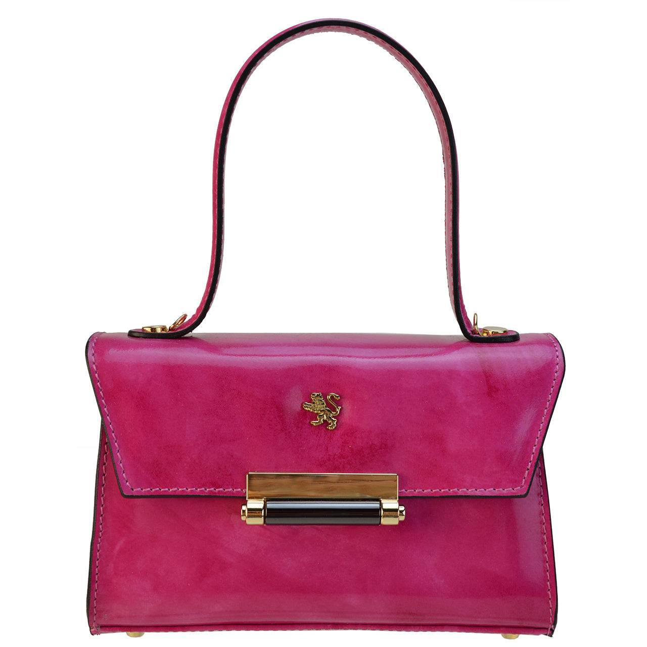 Pratesi Miss Impruneta R146 本革製レディバッグ - Brunelleschi Fuchsia