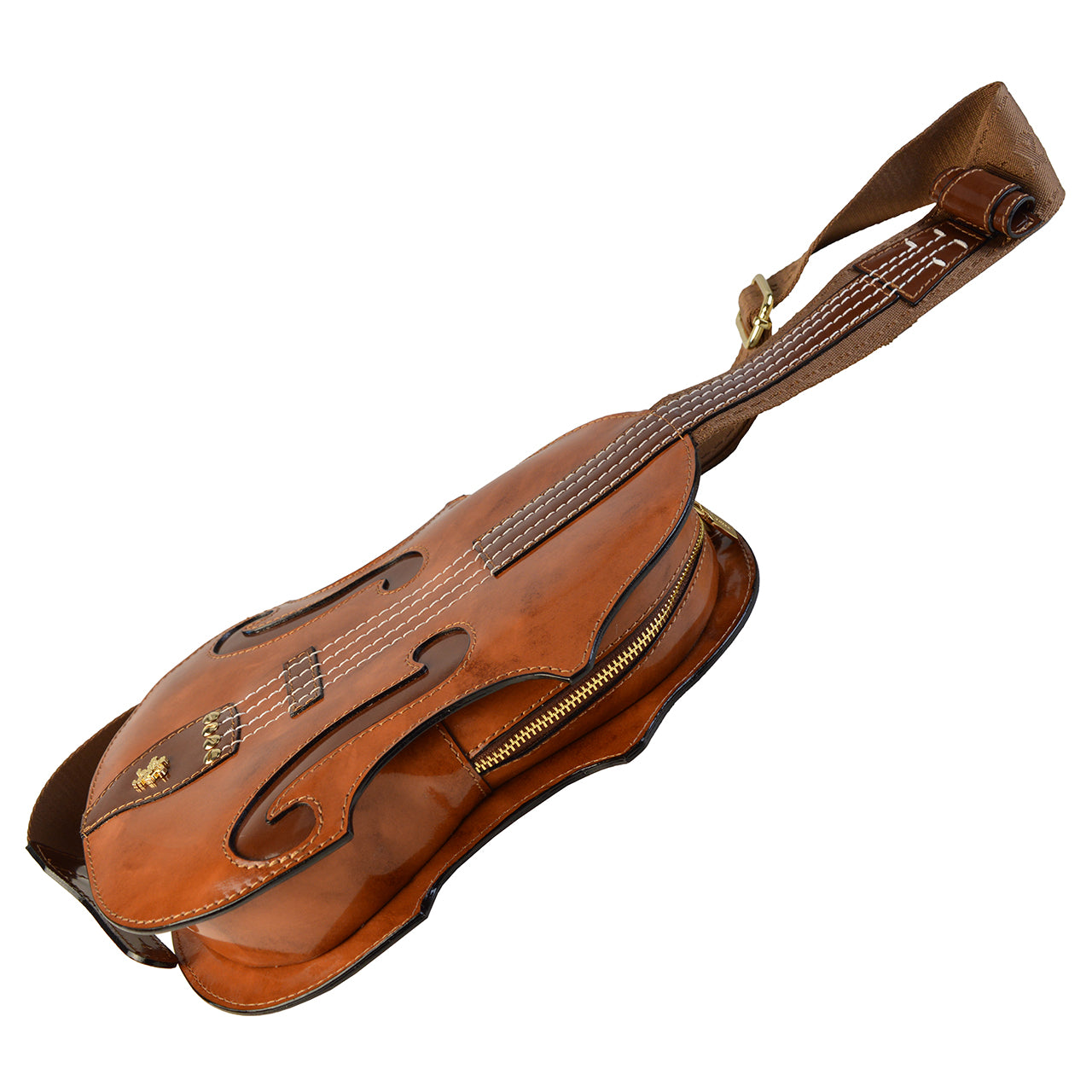 本革 Pratesi Violino バックパック R210 - Brunelleschi Cherry