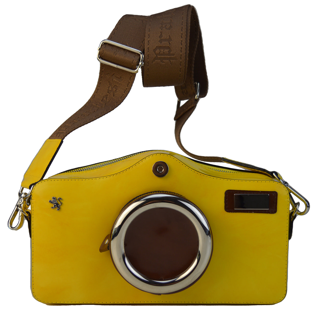 Pratesi Photocamera Brunelleschi ショルダーバッグ (イタリア製本革) - Brunelleschi Leather Mustard